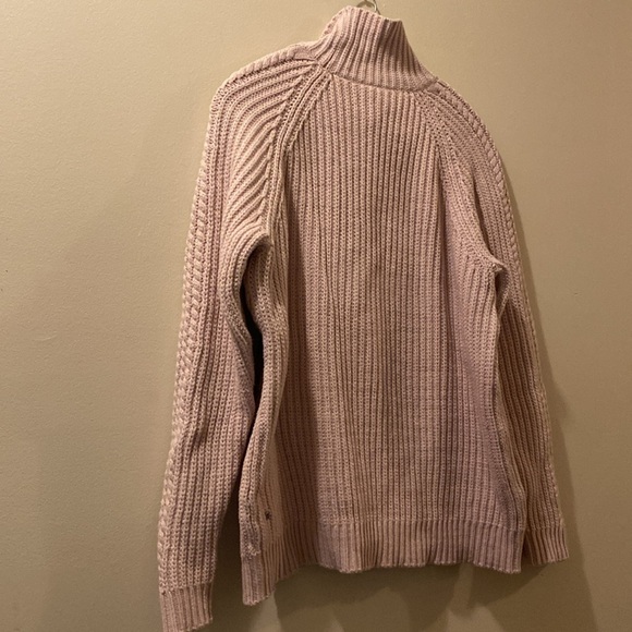 Lululemon Women's Pink Cable Knit Sweater- size 8 - cotton blend - Picture 6 of 6